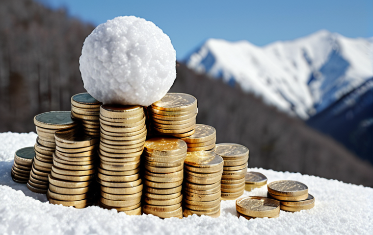 **Image Prompt:** "A stack of coins transforming into a snowball rolling down a hill, symbolizing dividend reinvestment and compound interest. Focus on the 'snowball' effect and financial growth."